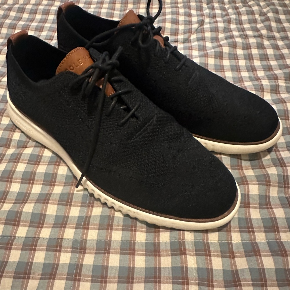 Cole Haan Black and Brown Sneakers with Minimalist Design
